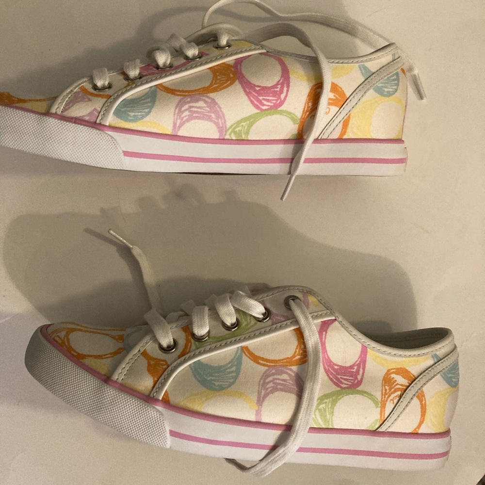 New Coach low tops size 9.5